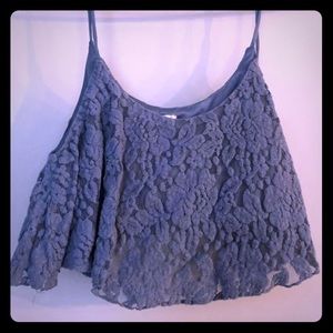 Lace crop top